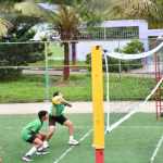 Inter House throwball competition
